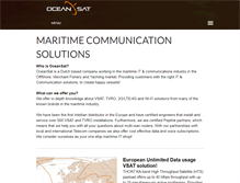 Tablet Screenshot of oceansat.com